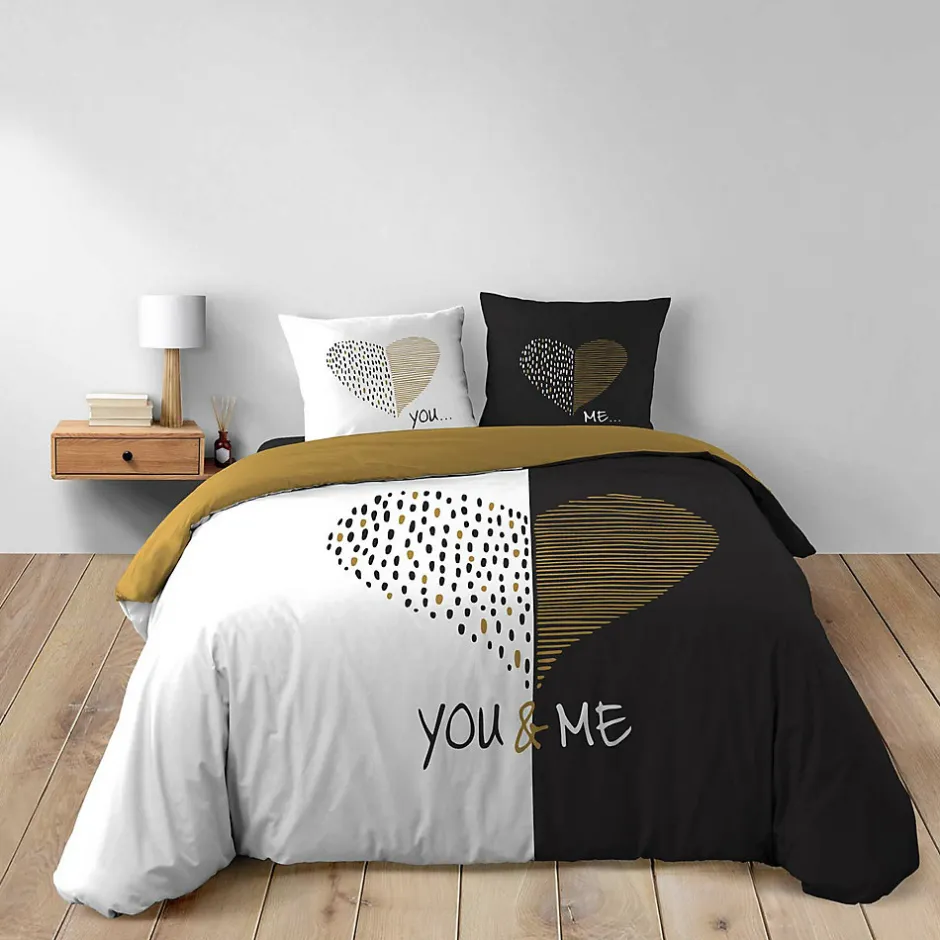 Douceur D'Intérieur Parure de lit 240 x 220 cm coton imprimé Miu