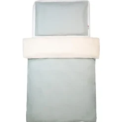 Sevira Kids Parure de lit bébé réversible housse de couette et taie d'oreiller en Lin lavé Online
