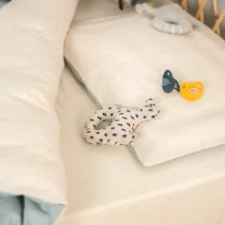 Sevira Kids Parure de lit bébé réversible housse de couette et taie d'oreiller en Lin lavé Online