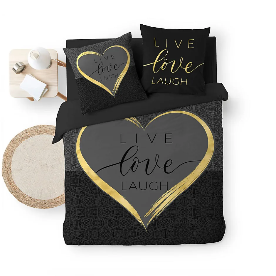 Douceur D'Intérieur Parure de lit Collection Live Love Lauch