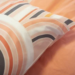 Linnea Parure de lit collection LOVE 240x220 cm pur coton rose 3 pièces
