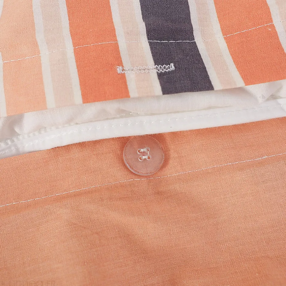 Linnea Parure de lit collection LOVE 240x220 cm pur coton rose 3 pièces