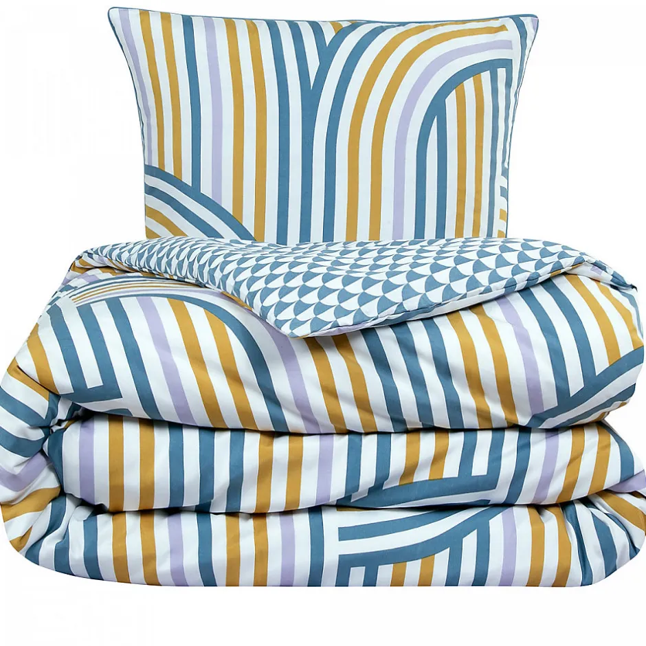 Future Home Parure de lit double arche en microfibre lavée 200x200cm