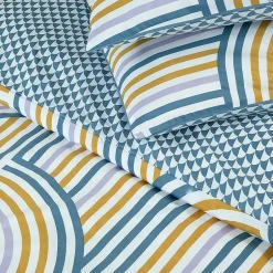 Future Home Parure de lit double arche en microfibre lavée 260x240cm