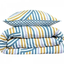 Future Home Parure de lit double arche en microfibre lavée 260x240cm