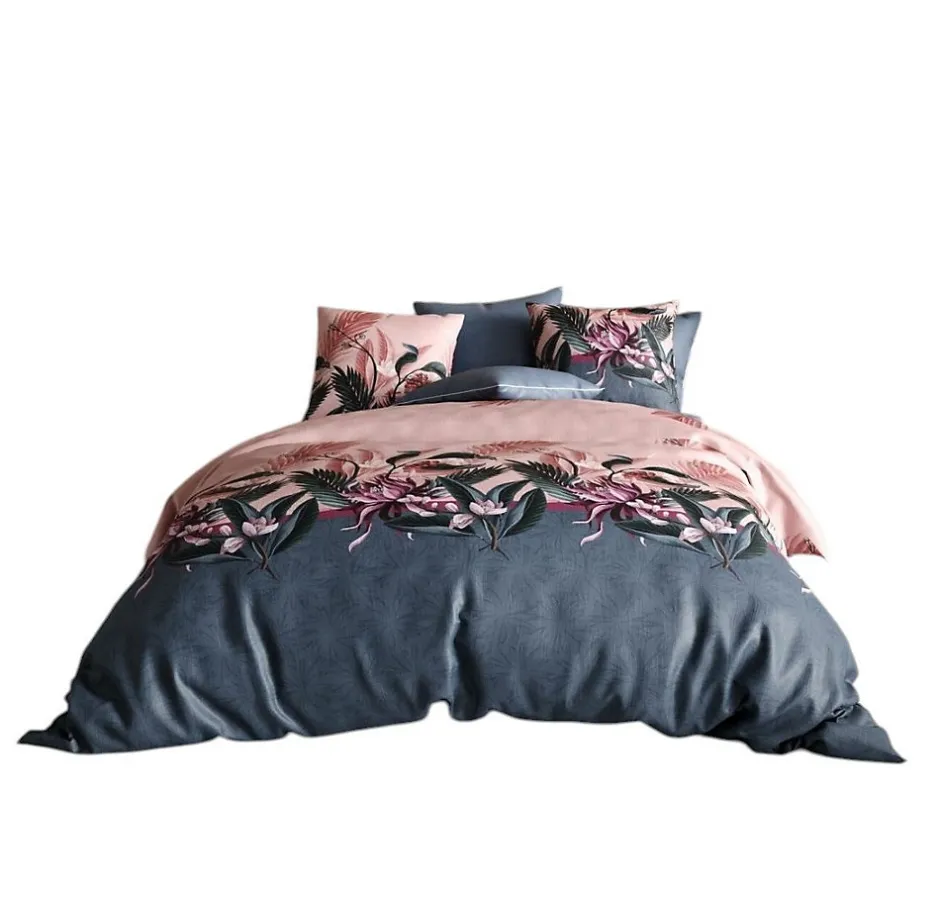 Eden Parure de lit en double gaze de coton Floria