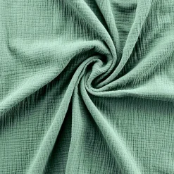 Douceur D'Intérieur Parure de lit en gaze de coton (240x220 cm - Sauge) Hot