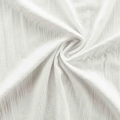 Promolinge Parure de lit en Gaze de Coton 240x260cm 260x240cm Blanc