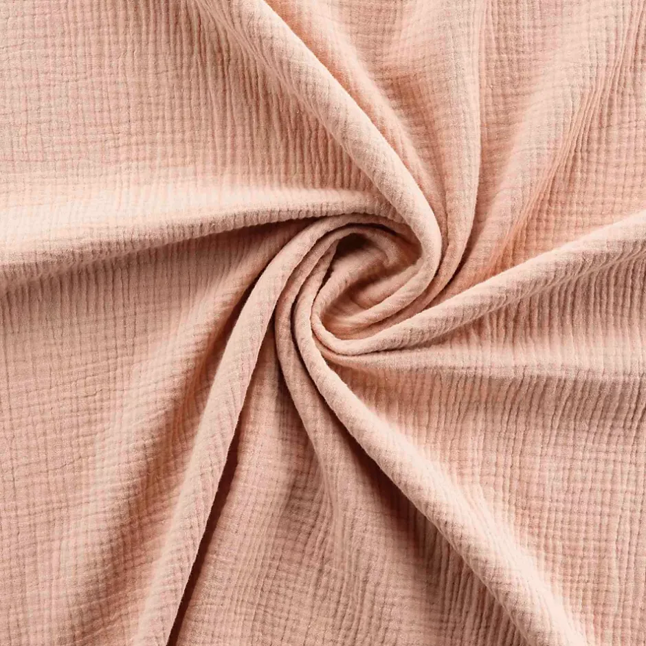 Douceur D'Intérieur Parure de lit en gaze de coton (240x220 cm - Rose Clair) Discount