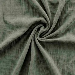 Douceur D'Intérieur Parure de lit en gaze de coton (260x240 cm - Kaki)