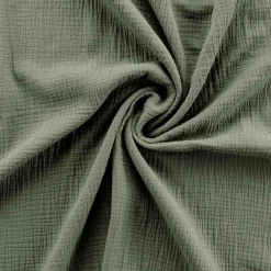 Douceur D'Intérieur Parure de lit en gaze de coton (260x240 cm - Kaki)
