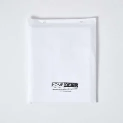 Homescapes Parure de lit en satin de coton égyptien 1000 fils blanc, 260x220cm -