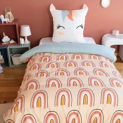 Côté Déco Parure de lit enfant Licorne - 100% polyester 72g/m²