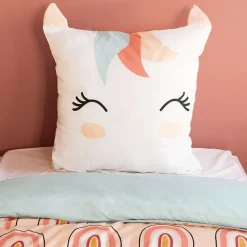Côté Déco Parure de lit enfant Licorne - 100% polyester 72g/m²