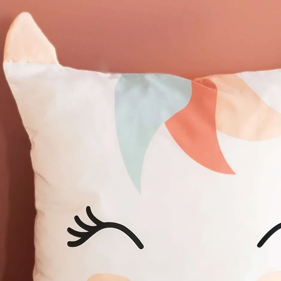 Côté Déco Parure de lit enfant Licorne - 100% polyester 72g/m²