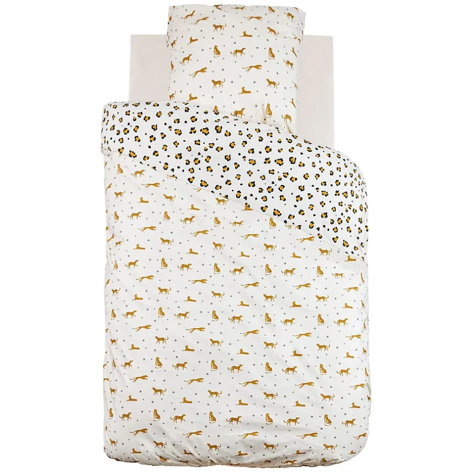 Atmosphera Parure de lit enfant réversible léopard - 100% coton 57 fils/cm² Online