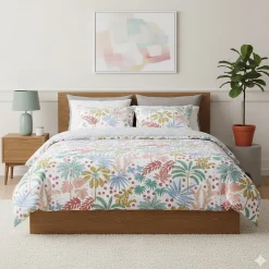 Eden Parure de lit Feuilles maya design et moderne