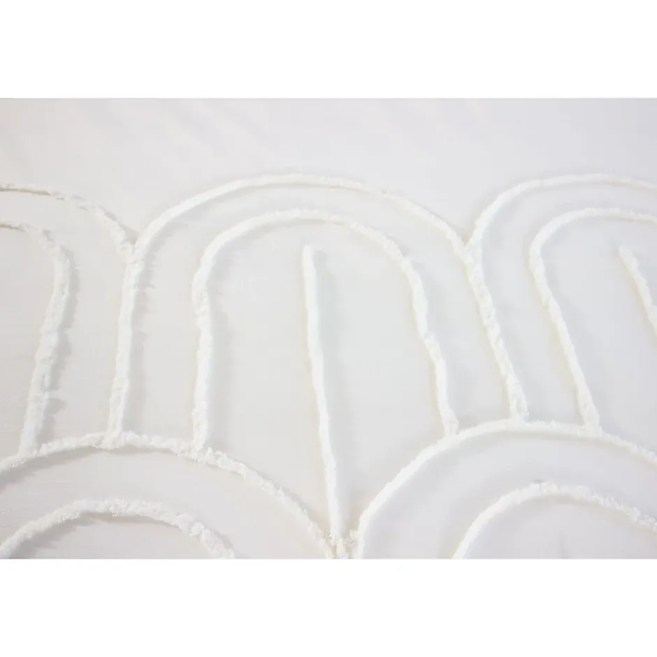 Côté Déco Parure de lit finition tufté - 100% coton lavé 52 fils/cm² Best