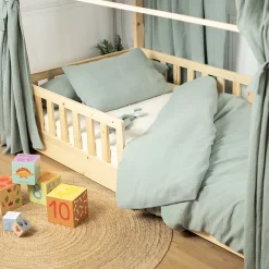 Sevira Kids Parure de lit housse de couette et taie d'oreiller Jeanne Online