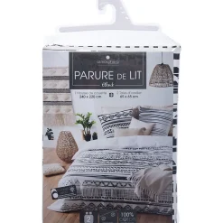 Atmosphera Parure de Lit imprimé Jungle en 240 x 220 Hot