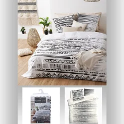 Atmosphera Parure de Lit imprimé Jungle en 240 x 220 Hot