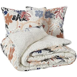 Atmosphera Créateur D'Intérieur Parure de lit imprimée Alesio - percale - 240x220 cm - Atmosphera