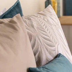 Atmosphera Créateur D'Intérieur Parure de lit imprimée Nalh 240x220cm beige lin - Atmosphera