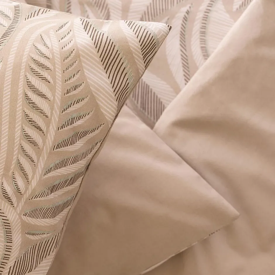 Atmosphera Créateur D'Intérieur Parure de lit imprimée Nalh 260x240cm beige lin - Atmosphera Best