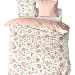 Linnea Parure de lit ISPANA 240x220 cm 100% polyester microfibre rose 3 pièces