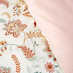 Linnea Parure de lit ISPANA 240x220 cm 100% polyester microfibre rose 3 pièces