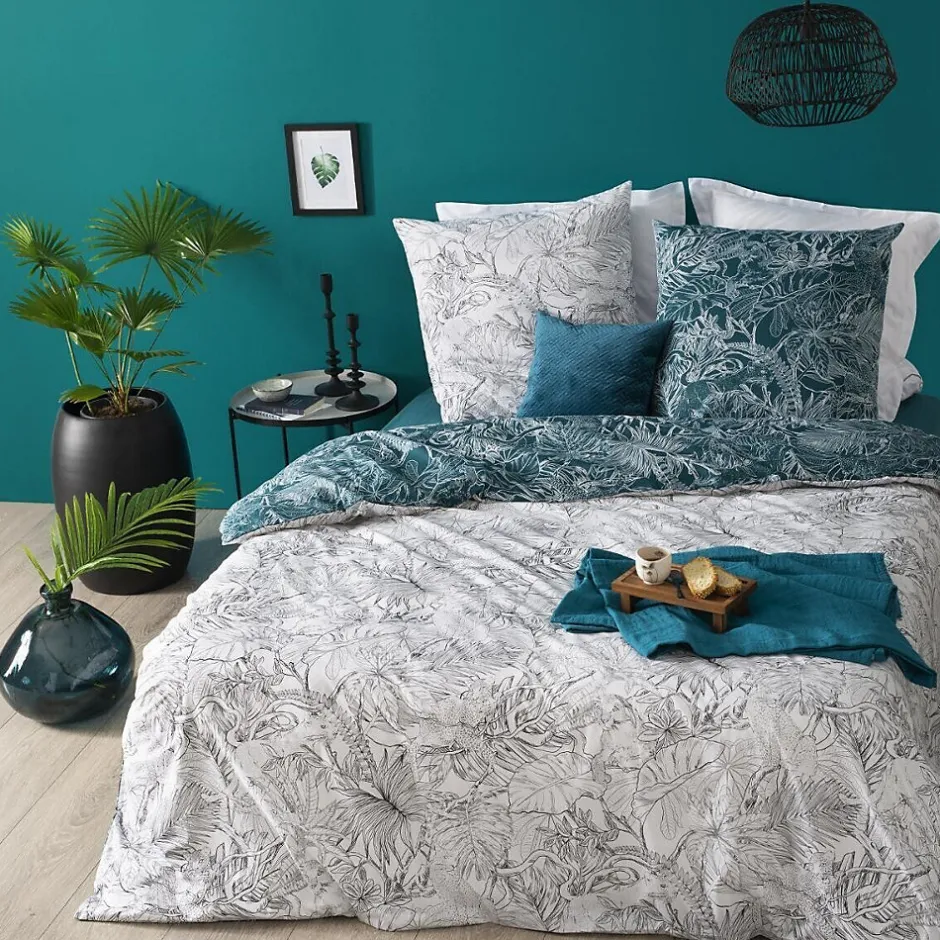Atmosphera Créateur D'Intérieur Parure de lit Jungle en coton 260x240 cm - Atmosphera Discount