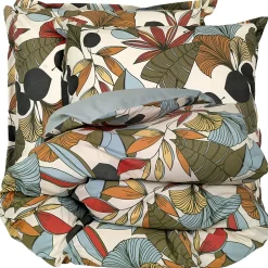 Linnea Parure de lit percale de coton 140x200 cm CASCADE vert Sauge 2 pièces Online