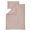 Kindsgut Parure de lit pour enfant 135 x 100 cm avec fermeture éclaire rose foncé Sale