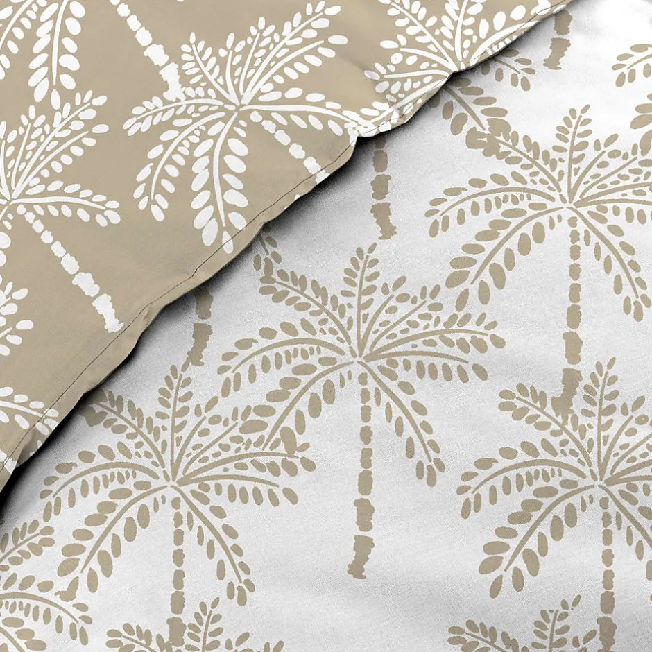 Douceur D'Intérieur Parure de lit réversible 100% coton (240x220 cm - Naturel)