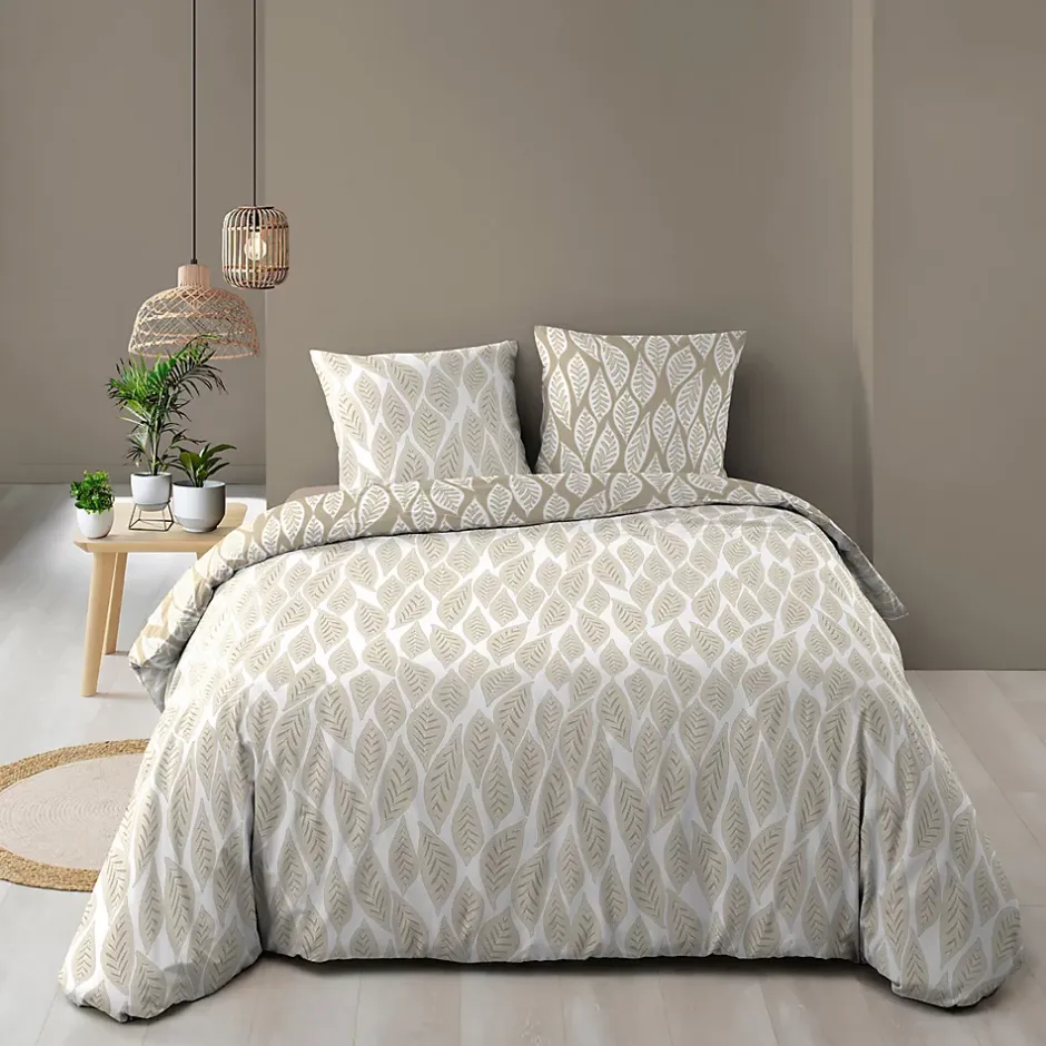 Douceur D'Intérieur Parure de lit réversible (240x220 cm - Naturel) Best