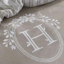 Todays Tools PARURE DE LIT TODAY - HOUSSE DE COUETTE 240X260 + 2 TAIES D OREILLER 63X63 - 100% COTON 57 fils - Berenice