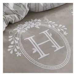 Todays Tools PARURE DE LIT TODAY - HOUSSE DE COUETTE 240X260 + 2 TAIES D OREILLER 63X63 - 100% COTON 57 fils - Berenice