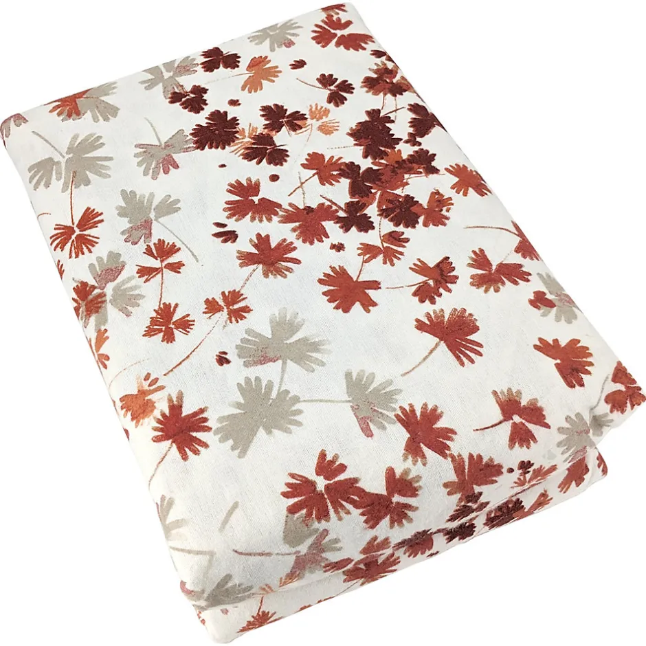 Linnea Parure de lit 140x200 cm 100% flanelle de coton ÉMILIE rouge 2 pièces