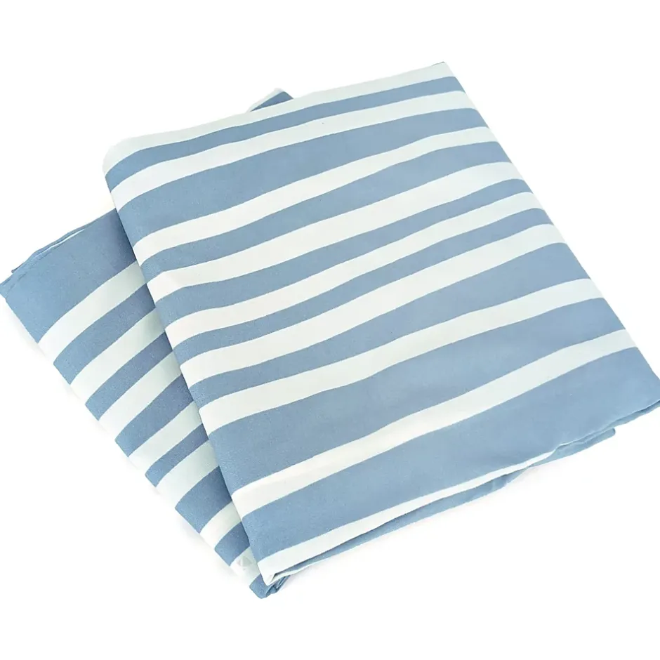 Linnea Parure de lit 240x220 cm 100% polyester microfibre BLIS bleu 3 pièces Sale