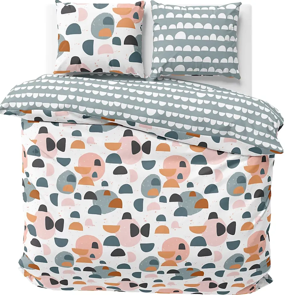 Linnea Parure de lit 240x220 cm coton PONTINO Multicolore 3 pièces Sale