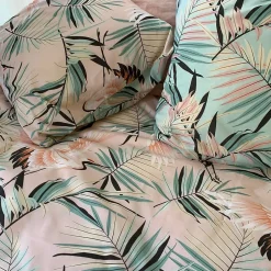 Linnea Parure de lit 260x240 cm coton ALEYA Rose Outlet