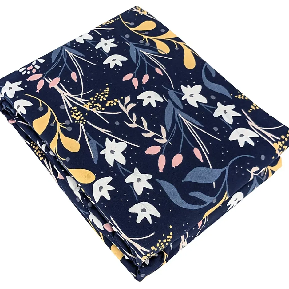 Linnea Parure de lit 240x220 cm coton biologique DOVE Bleu