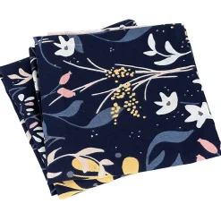 Linnea Parure de lit 240x220 cm coton biologique DOVE Bleu