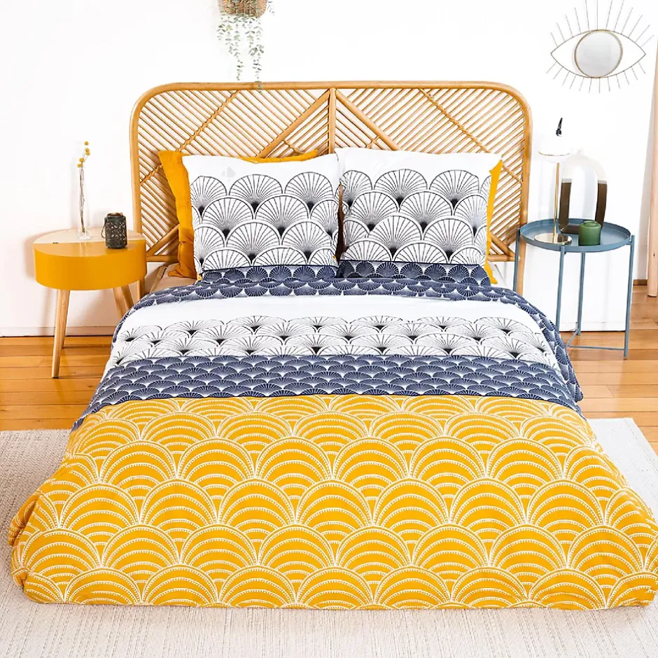 Linnea Parure de lit 200x200 cm coton KERITA multicolore Outlet