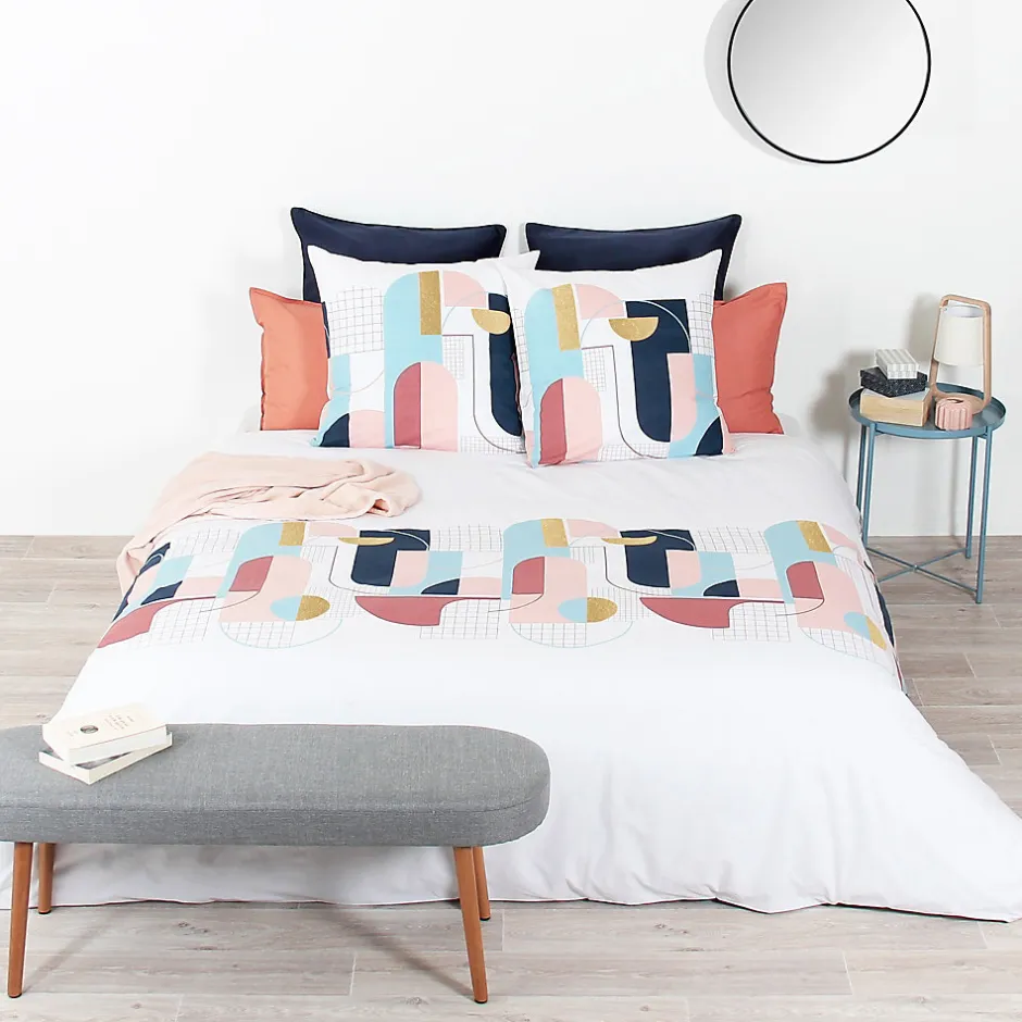Linnea Parure de lit 240x220 cm coton KENT Multicolore