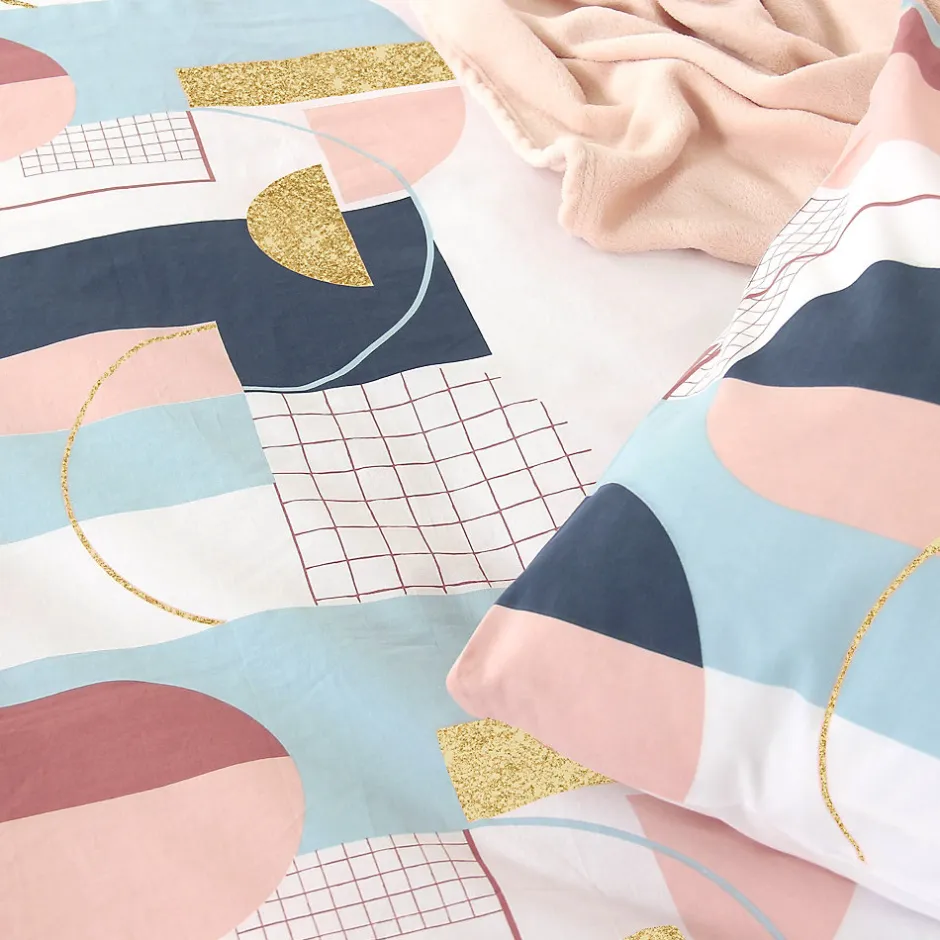 Linnea Parure de lit 240x220 cm coton KENT Multicolore