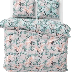 Linnea Parure de lit 240x220 cm coton ALEYA Rose Discount