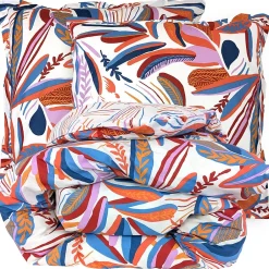 Linnea Parure de lit 140x200 cm coton PERROQUET multicolore Salsa 2 pièces