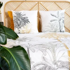 Linnea Parure de lit 240x220 cm coton SOLI vert