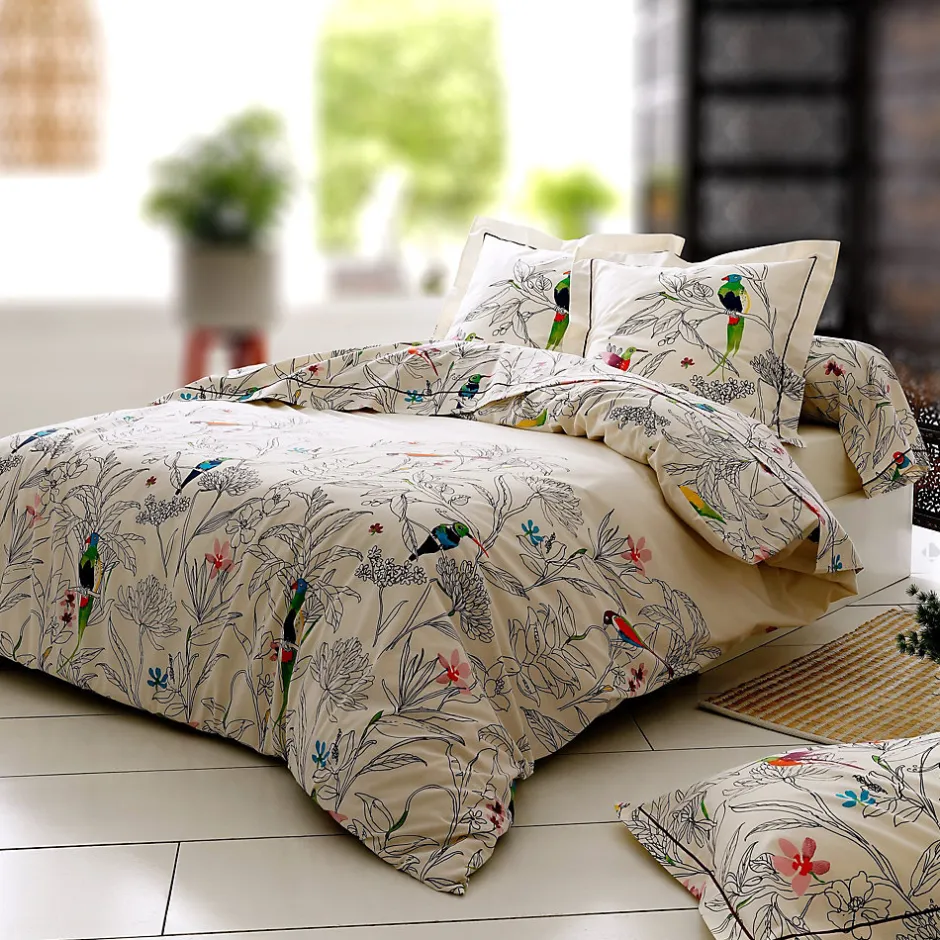 Linnea Parure de lit 200x200 cm coton AMAZONIA ecru Online